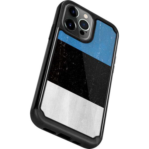 Estonia Flag Distressed iPhone 13 Pro Cargo Case